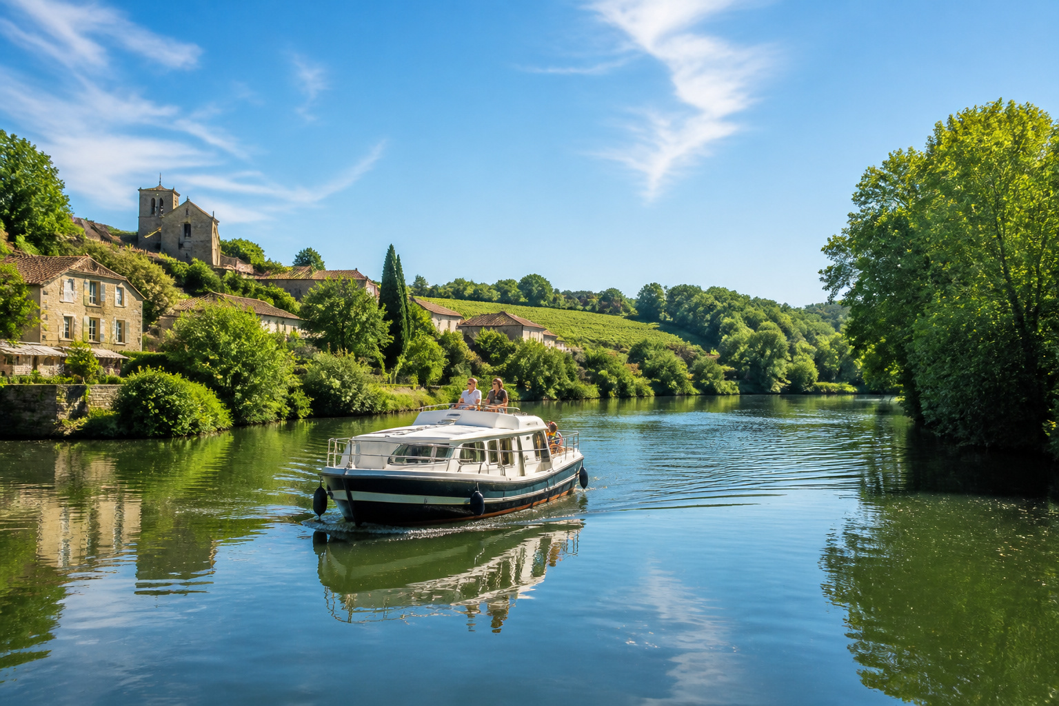 Croisiere paisible sur la charente