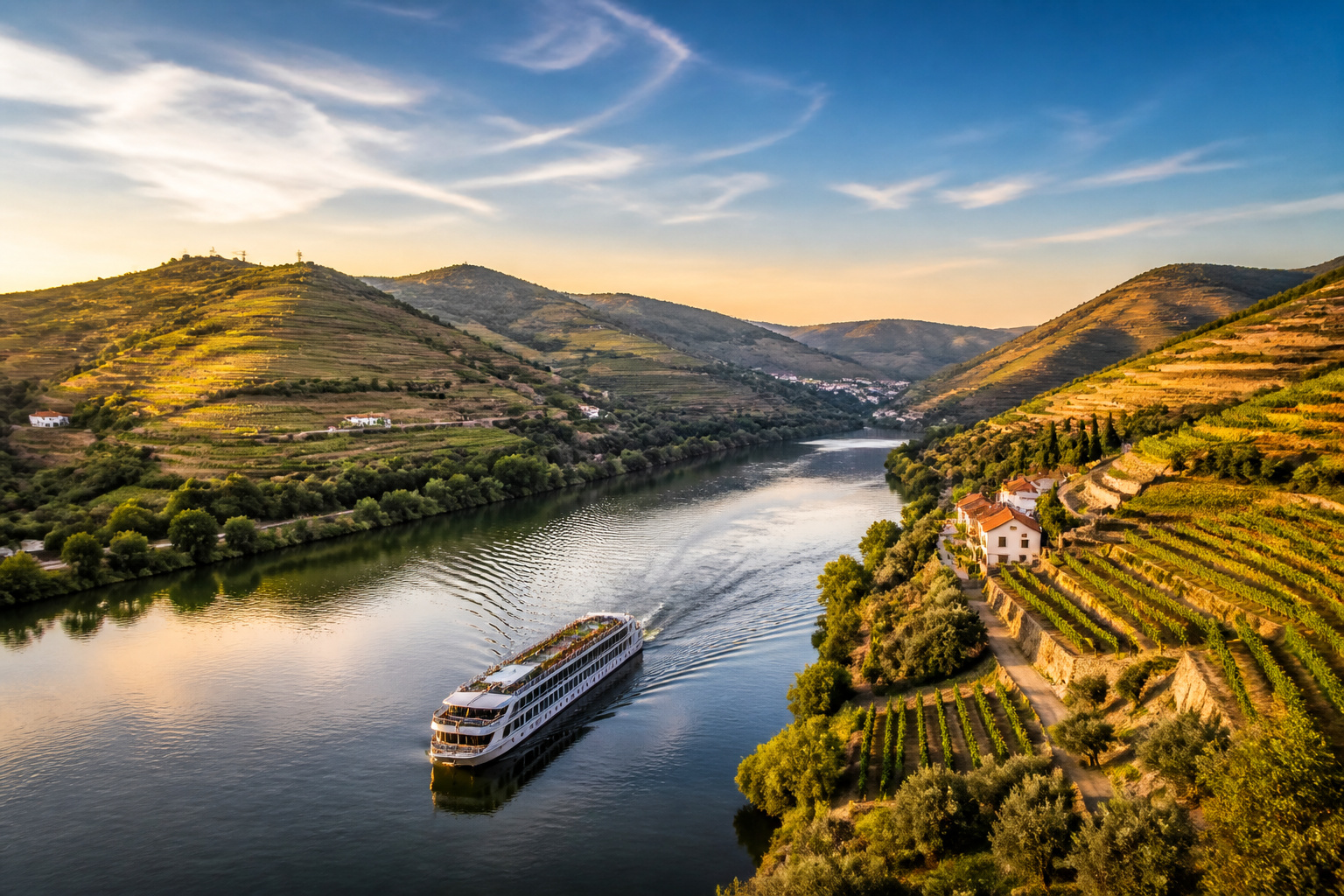 Croisiere sur le douro au coucher du soleil