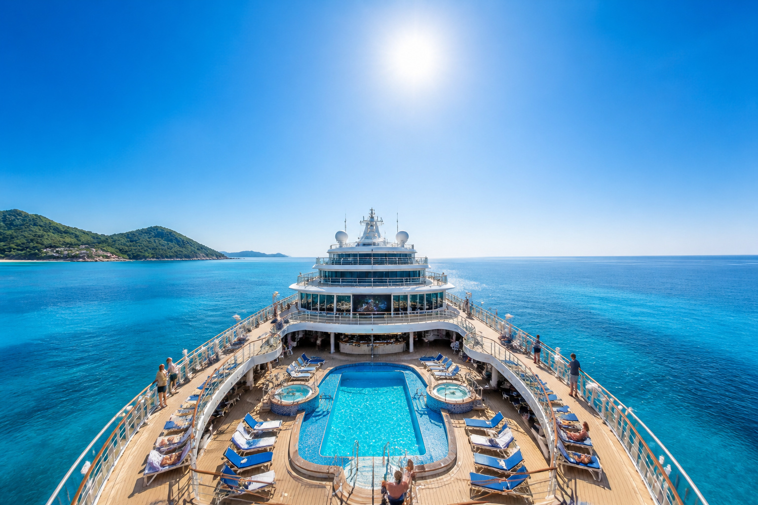 Croisiere de luxe sur eaux turquoise