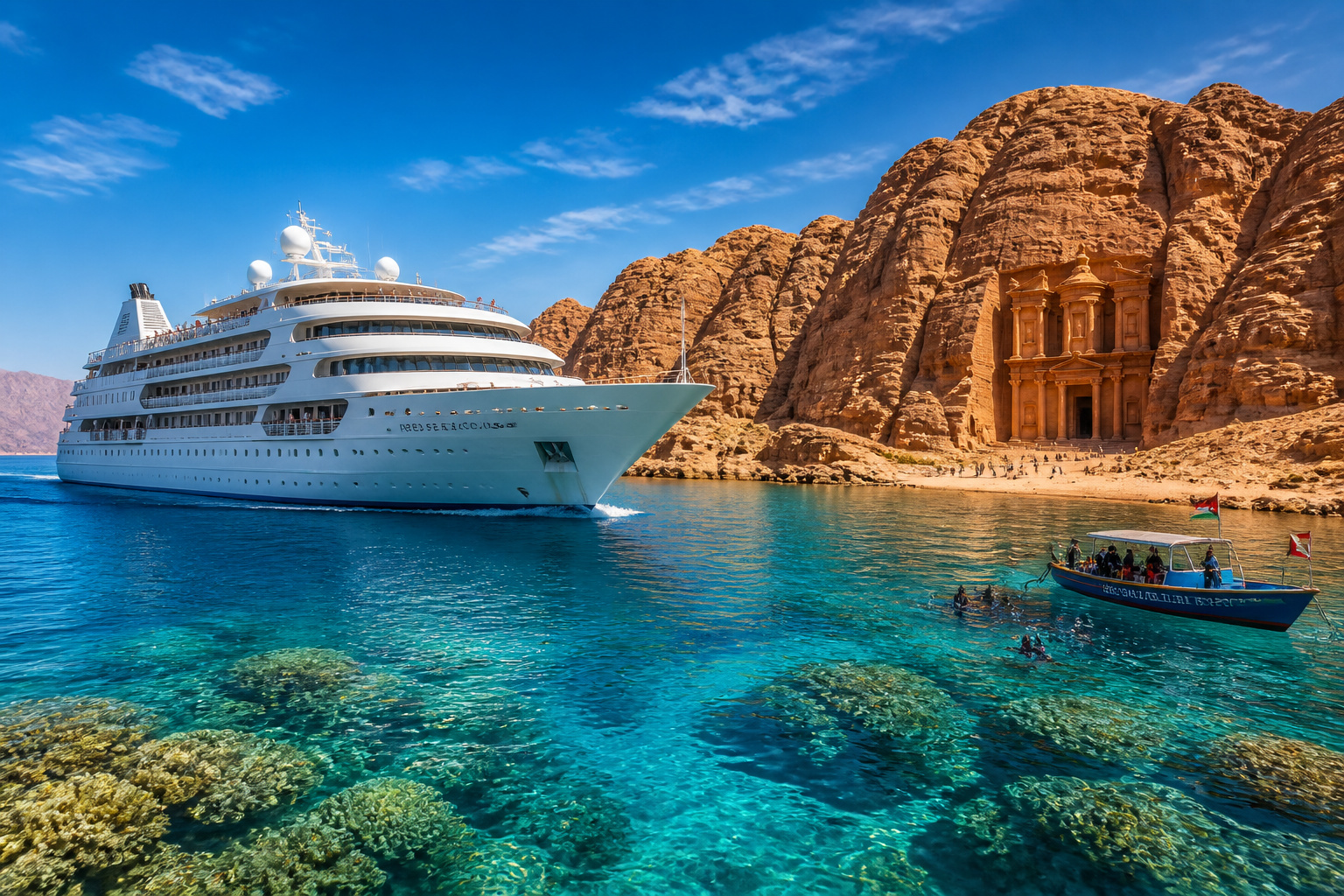 Croisiere en mer rouge et petra